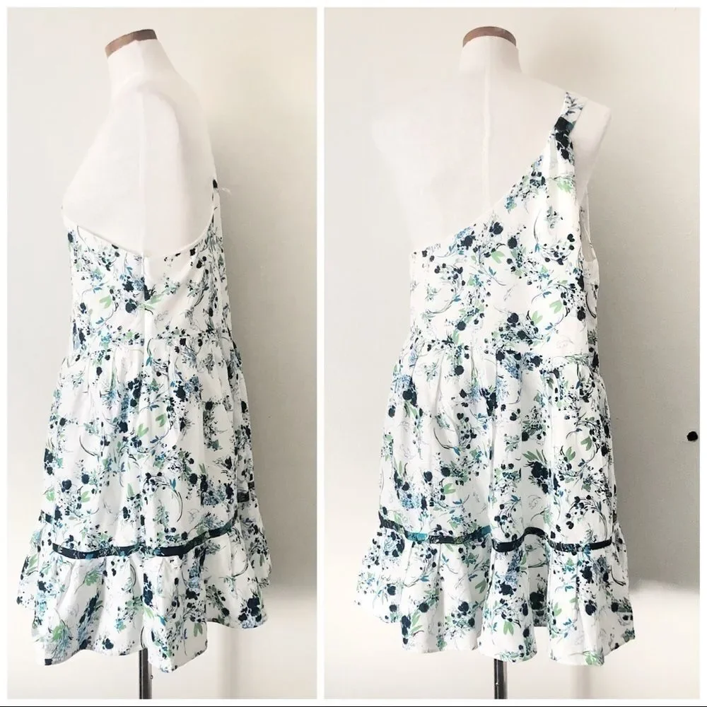 Free People All Mine White floral mini dress